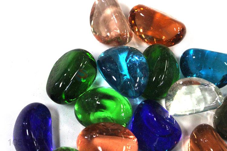 Custom Decorative Glass Stone Colorful Glass Craft