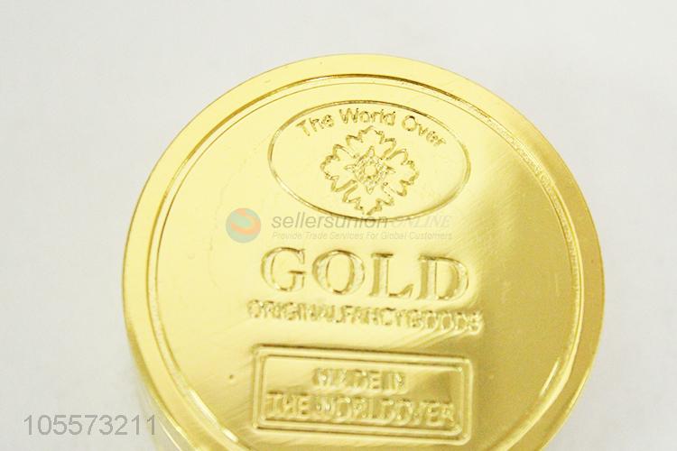 金色硬币磨烟器（四层锌合金）