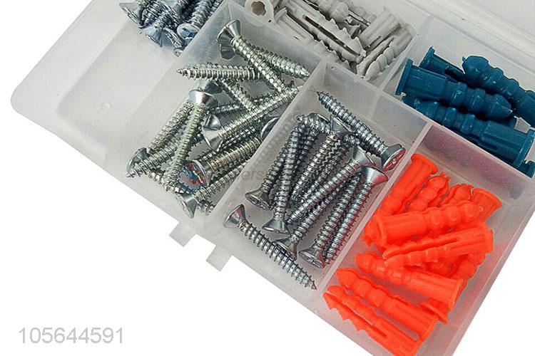 High Quality Steel 62 Pieces Expandable Tube Screw Nail
