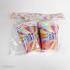 6PCS Disposable Paper Cups For Party
