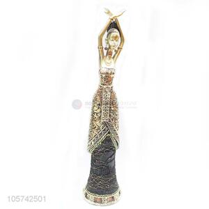 Popular Wholesale Art Crafts Beautiful African Woman Statue