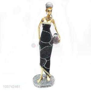 Wholesale Popular Resin Beautiful African Women Statues for Decoration