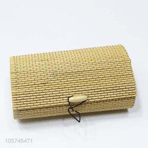 Wholesale custom handicraft curtain bamboo wooden jewelry box
