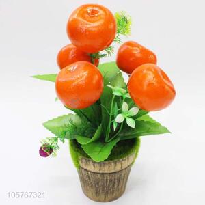 Cheap Promotional Artificial Orange for Table Decoration