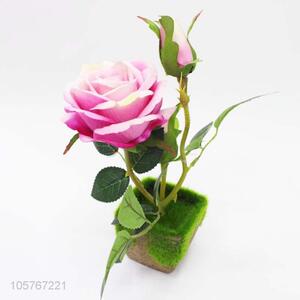 Chinese Factory Artificial Rose Flowers for Decorative