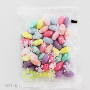 Low price colorful plastic DIY beads for children