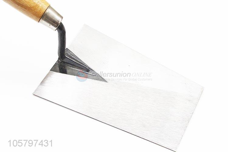 High quality wooden handle general polished bricklaying trowel