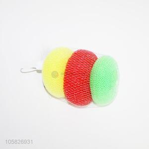 Hot Sale Kitchen Cleaning Sponge 3pc Plastic Cleaning Ball