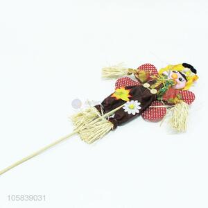 Good factory price scarecrow with stick holiday decoration