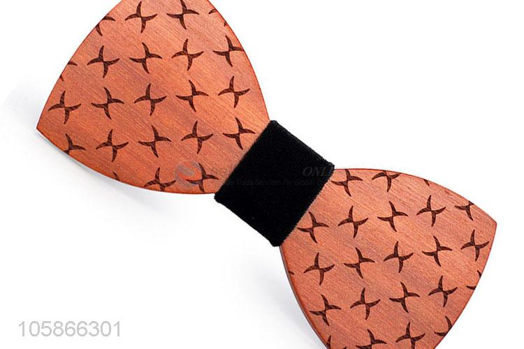 Good Reputation Quality Party Wooden Bow Ties for Men