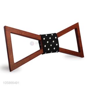 Fashion Style Retro Men Handmade Wood Bow Tie
