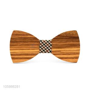 Factory Direct High Quality Adult Wood Bow Ties Personality Accessory