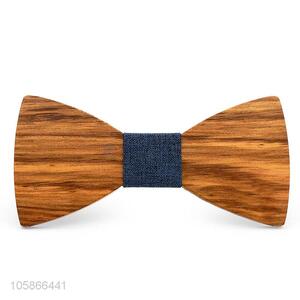 Factory Wholesale Adult Men Shirt Wood Bow Tie