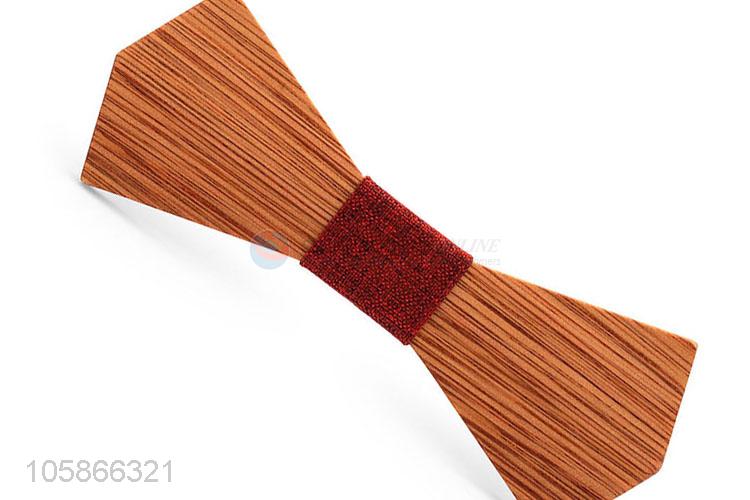 China Hot Sale Classic Formal Wood Bow Ties for Mens
