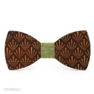Unique Design Classic Wooden Bow Tie Neckwear