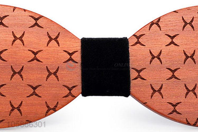 Good Reputation Quality Party Wooden Bow Ties for Men
