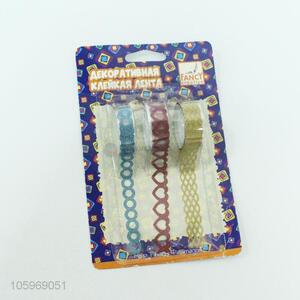 Hot selling decorative geometrical shape glitter adhesive tapes