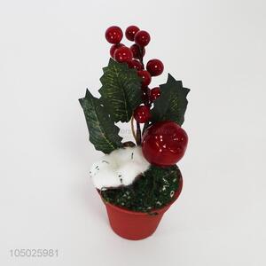 Low price plastic Christmas bonsai for home decor