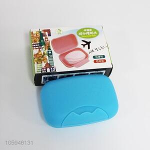 Direct factory blue plastic soap box