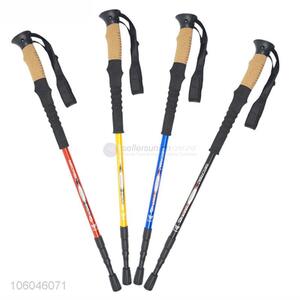 High Quality Retractable Aluminum Alloy Hiking Walking Stick