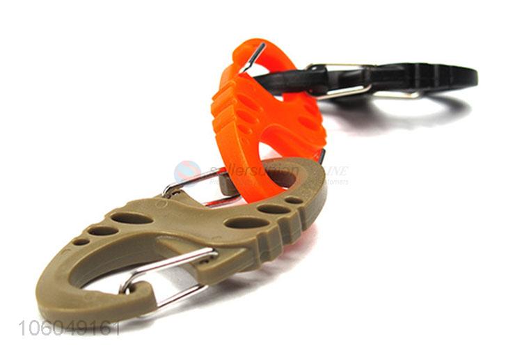 Unique design good quality outdoor camping carabiner key chain
