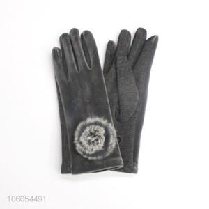 Best Quality Ladies Velvet Warm Gloves Touch Screen Gloves