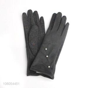 Fashion Style Ladies Velvet Warm Gloves Touch Screen Gloves