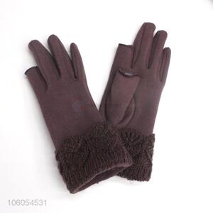 Personalized Design Velvet Warm Glove Touch Screen Gloves