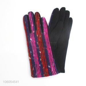 Wholesale Colorful Warm Gloves With Velvet Lining
