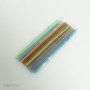 Low price food grade colorful plastic straws