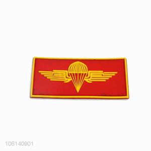 Simple Design Custom Red Pvc Patches For Clothing