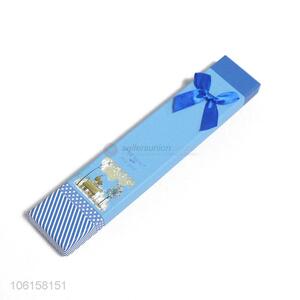 Cheap Price Blue Rectangle Paper Gift Box