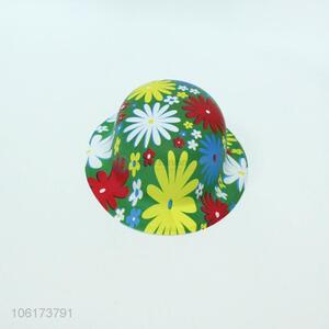 Premium quality flower pattern printed party hat