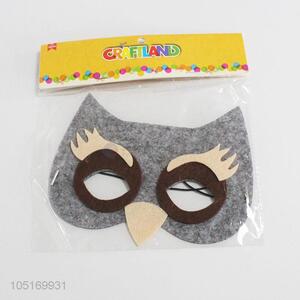 Unique design owl shape canvas party mask