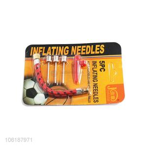 High quality 5pcs inflating needles for football
