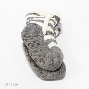 Fashion Design Winter Warm Plush Floor Socks