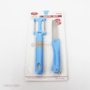 Factory direct supply utility fruit knife and peeler set