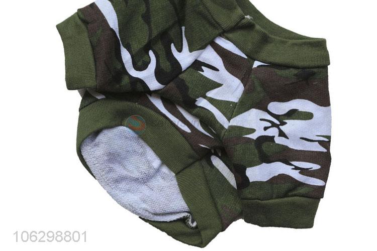 Fashion Camouflage Color Pet Clothes Dog Hoody