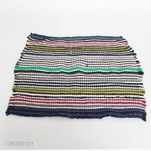 High Quality Colorful Cotton Door Mat
