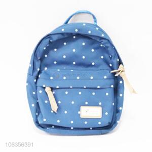 Hot products fashin mini polka dot printed women backpack
