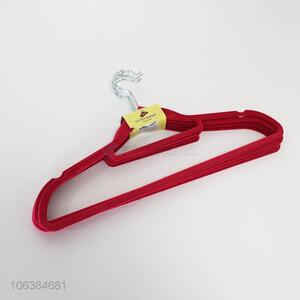 Top Quality 5 Pieces Flocking Clothes Hanger