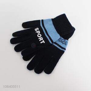 Custom Mens Knitting Winter Gloves Fashion Sport Gloves