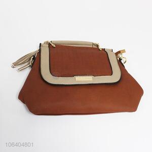 Most popular good quality pu leather women satchel bag