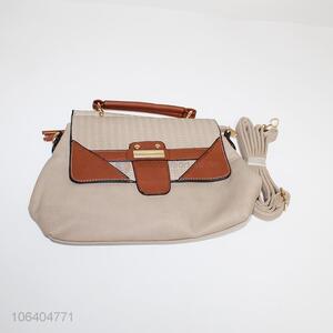 Factory supply daily use pu leather women satchel bag