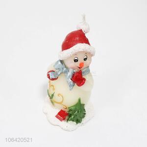New product Christmas snowman candles for decoration