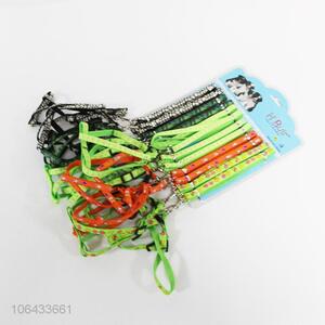 Good quality coloful polyester dog leash pet supplies
