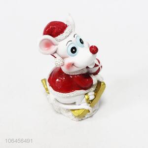 New selling promotion cute cartoon mouse resin craft ornaments