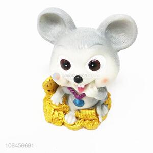 Hot Sale Personalized Polyresin Mouse Money Box