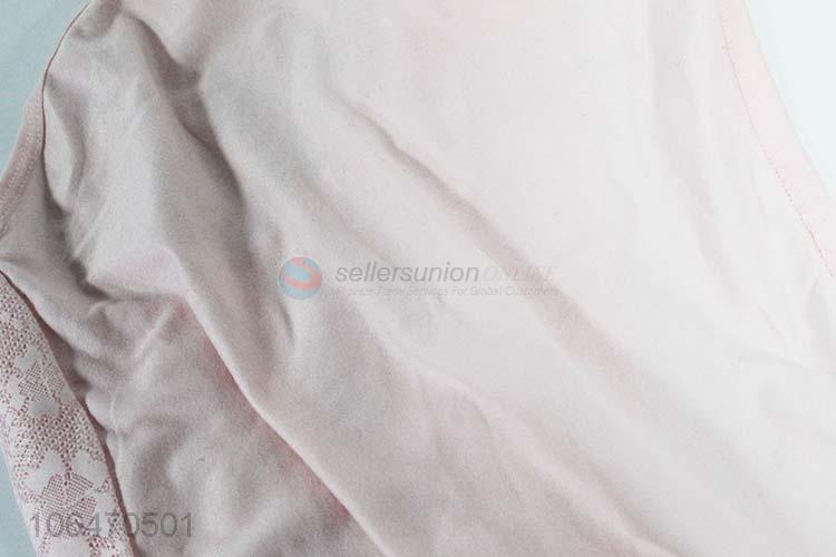 Factory Price Comfortable Pink Color Women's Underwear