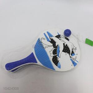 Factory sell eco-friendly material beach racket with 1 ball